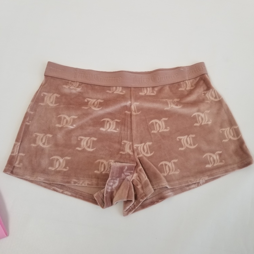 Juicy Couture Sleepshorts 2 Pair L NWT - Picture 6 of 8